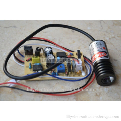 655nm 150mW Red Laser Dot Module w/ Driver out 18x45mm 5V
